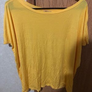 Yellow piko top